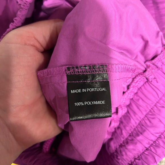 Rowing Blazers Purple nylon 90s gym shorts elastic waist - Picture 5 of 5